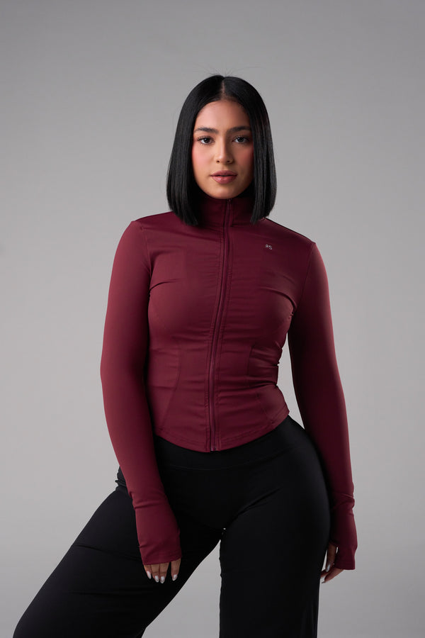 Classy Jacket Rojo Vino