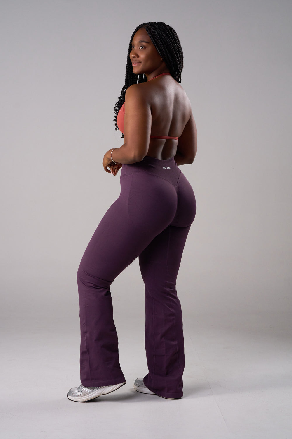 Flare Leggins Ciruela