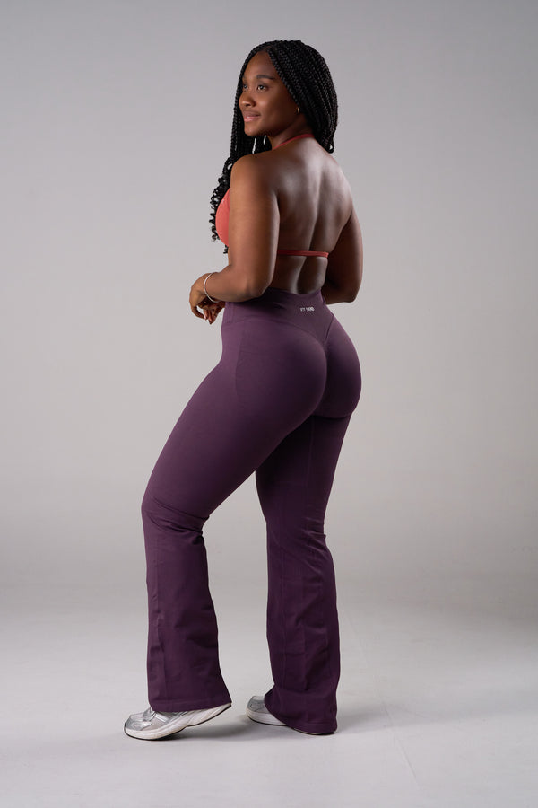 Flare Leggins Ciruela