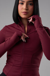 Classy Jacket Rojo Vino - 3