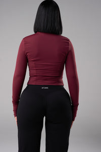 Classy Jacket Rojo Vino - 4