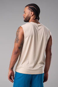 Muscle Tank Top Beige - 4