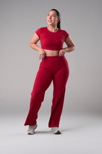 Serena Flare Set Rojo Vino