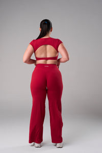 Serena Flare Set Rojo Vino - 4