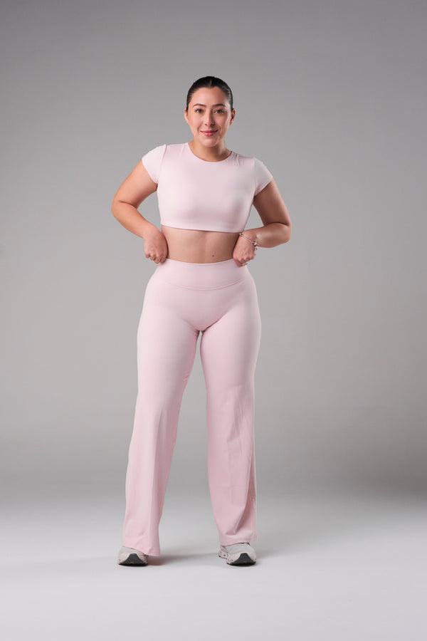 Serena Flare Set Rosa Pastel