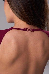 Shape Jumpsuit Burgundy - 5