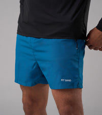 Zipper Shorts Turquesa - 3